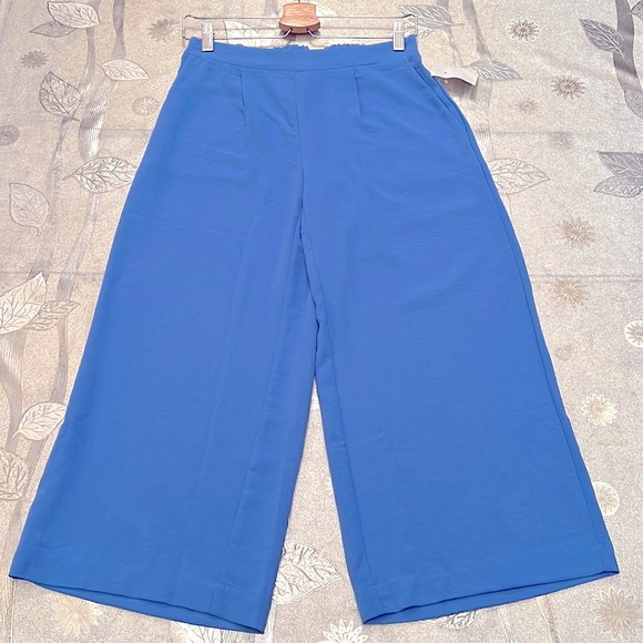Vero Moda summer flowy crop pant size XS in granada sky - Picture 1 of 5